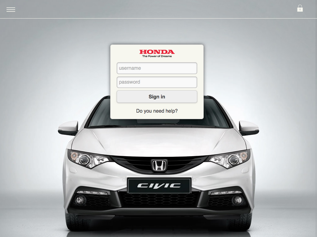Honda Event Webapp Teaser